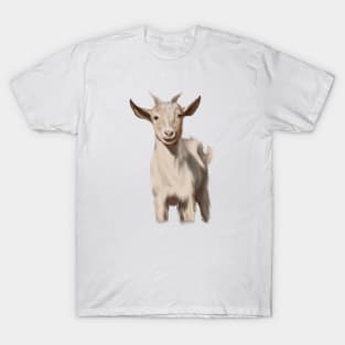 Cute Goat Drawing T-Shirt